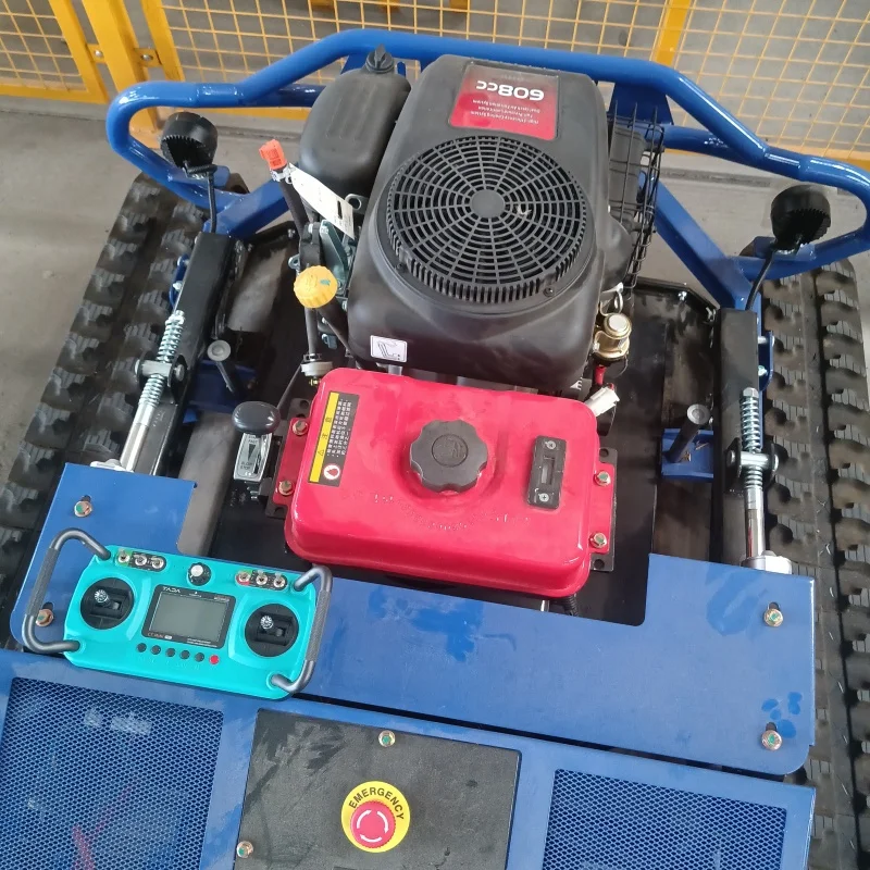 

Customizable remote control lawn mower with strong grip, easy operation, and powerful power
