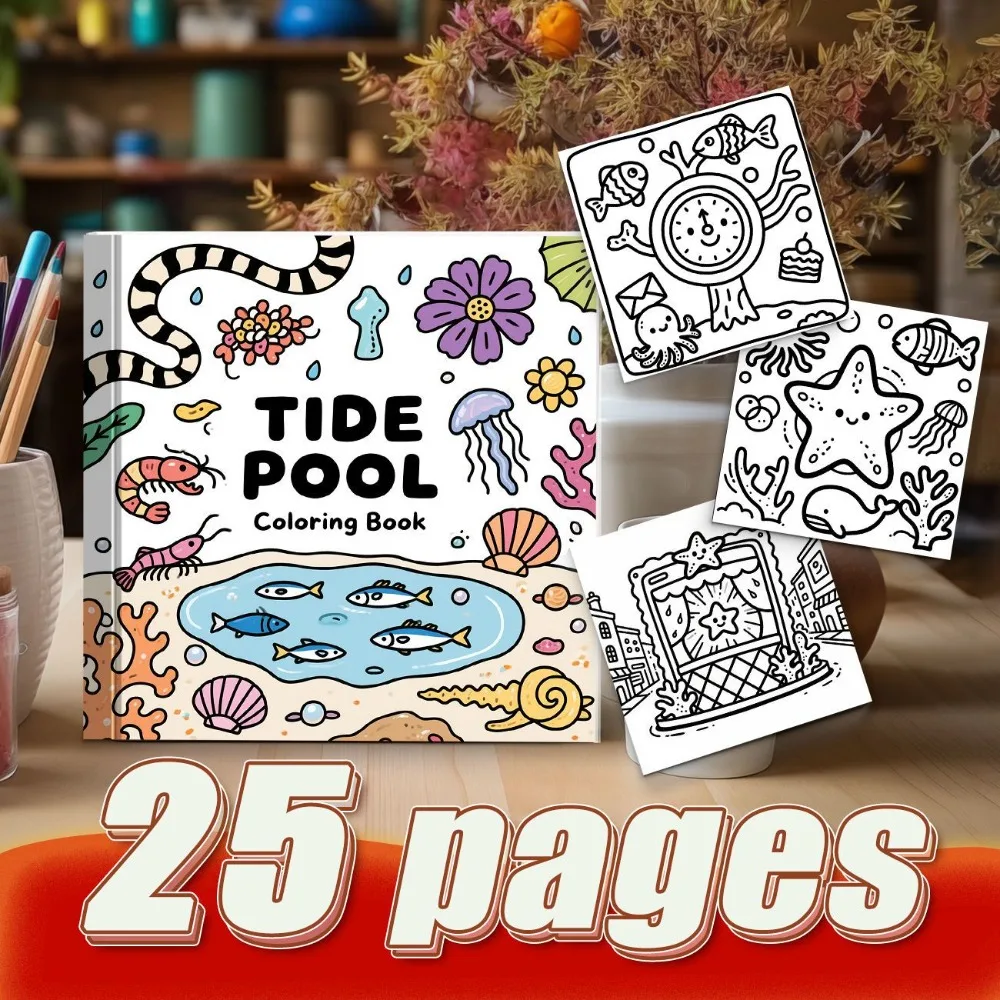 Family Bonding Anime Coloring Book Parent Child Interaction Stress Relief Mental Relaxation Original Art Thickened Paper