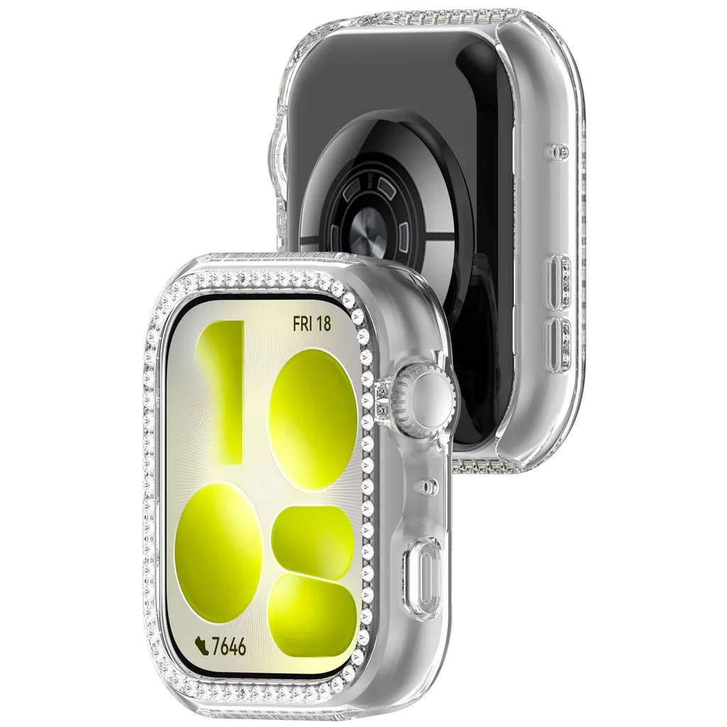 Diamant-Hülle für Huawei Watch Fit 4/5 Pro Zubehör Rundum hohler Schutzrahmen für Huawei Watch Fit 5 4 3 Cover – Detail 4