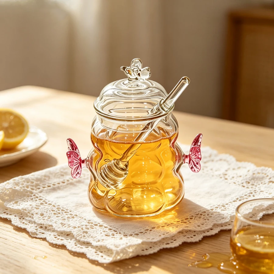 Honigtopf aus hochwertigem Bor – Food Storage Glass Set Bewertung und Preis
