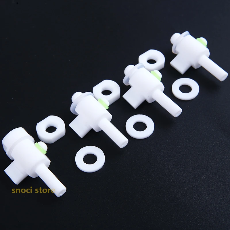 PTFE valve PTFE gas sampling experimental equipment sampling collection bag valve PTFE small gas valve 1Piece
