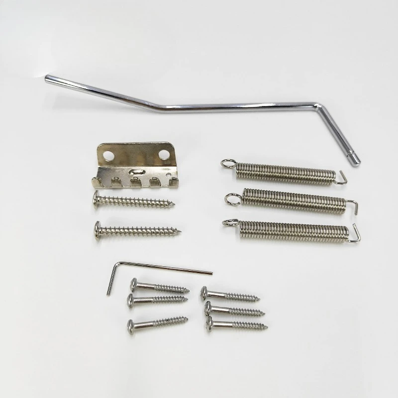 

Brass Vintage Electric Guitar Tremolo Bridge, 6-Point System for ST Style Guitar with Enhanced Sustain and Tone