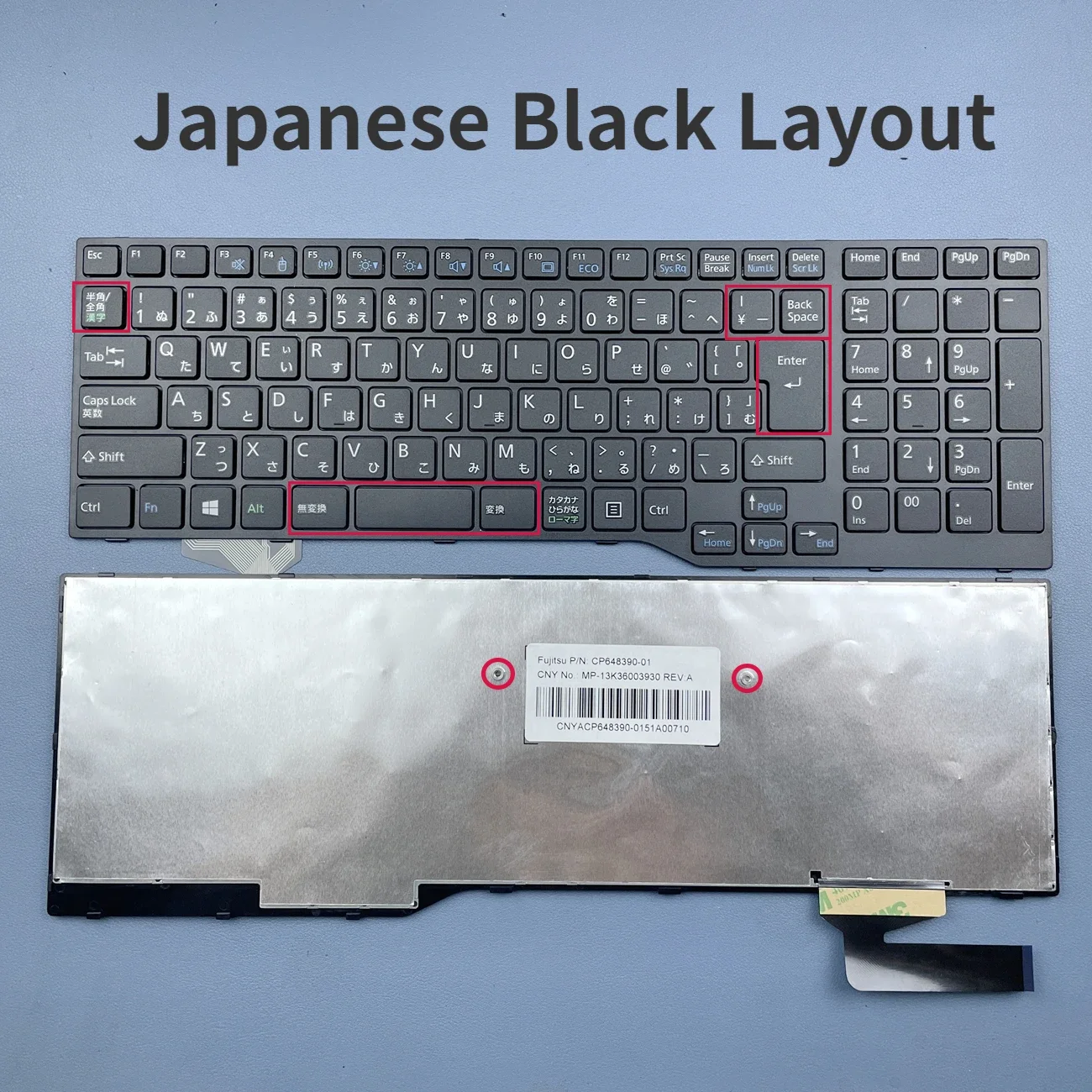 Japan Keyboard For Fujitsu LifeBook A357 A359 A514 A544 A555 A557 AH355 AH356 AH456 AH524 AH544 AH555 AH564 AH565 AH574 Series