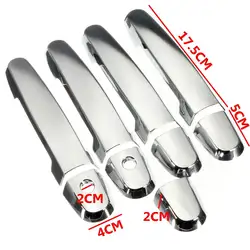 9PCS/set Car Door Handle Covers Exterior Parts Chrome For Toyota Camry Corolla RAV4 2001-2004 2005 2006 2007 2008 2009 2010 2011