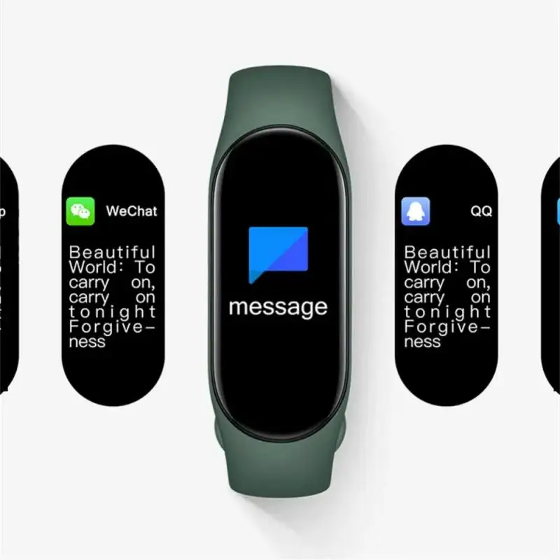 미 밴드 8 스마트 팔찌, 심박수 혈중 산소 스포츠 시계, 방수 전자 팔찌, 피트니스