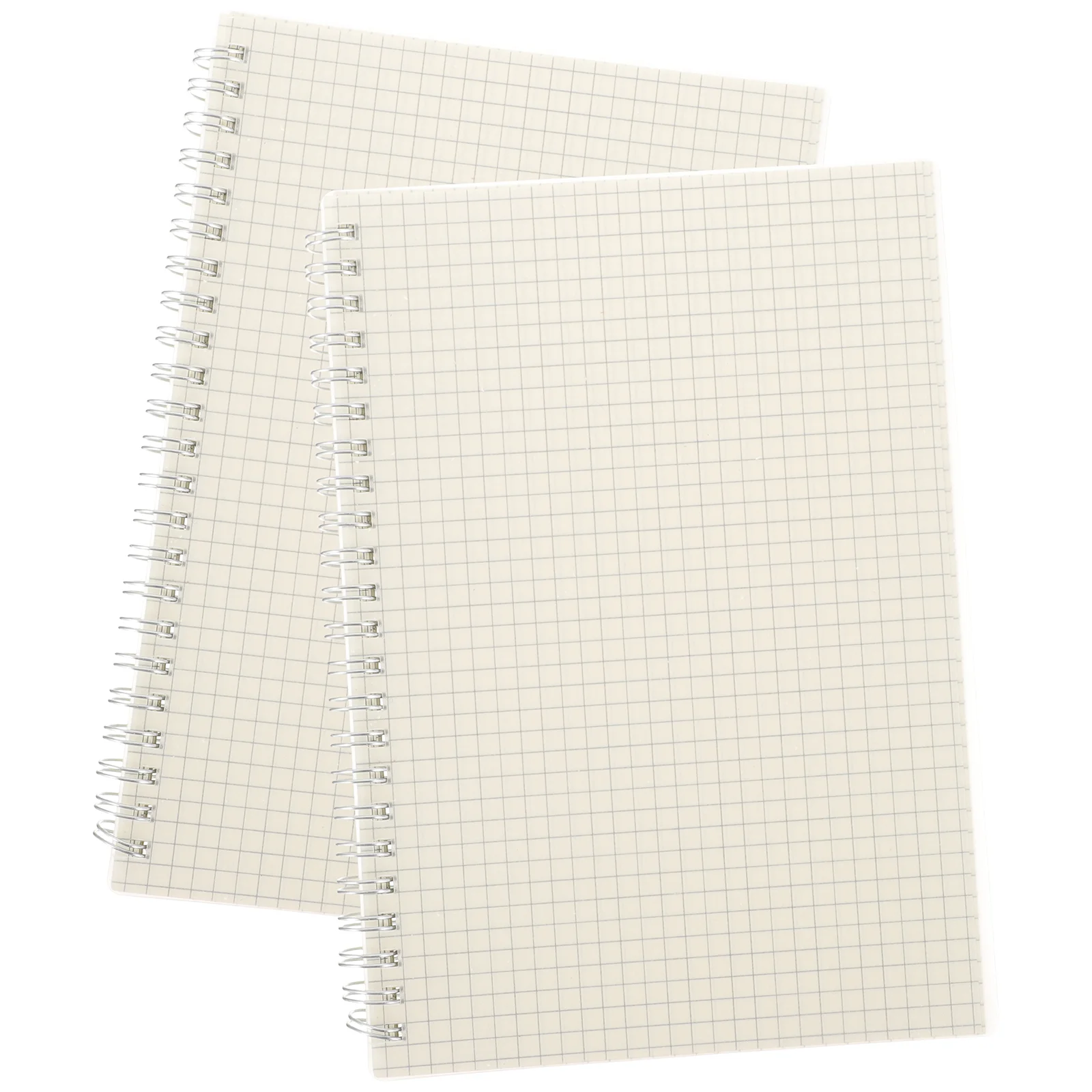 

2 Pcs Students Coil Notepad Graph Paper Notebook The Spiral Convenient Work Notebooks for