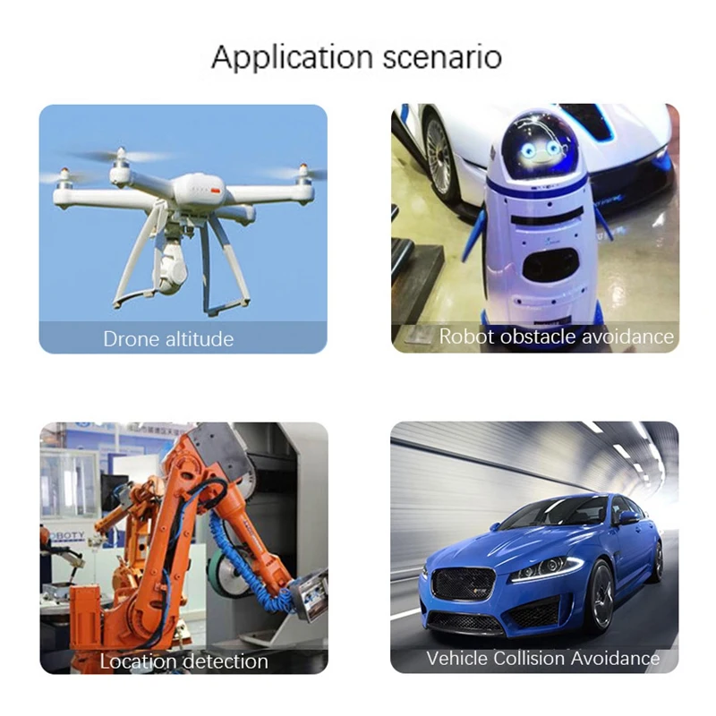 TOF400C Lasers Ranging Sensor Module TOF Time-Of-Flight Distance IIC Output Measuring Distance 4M (Max)