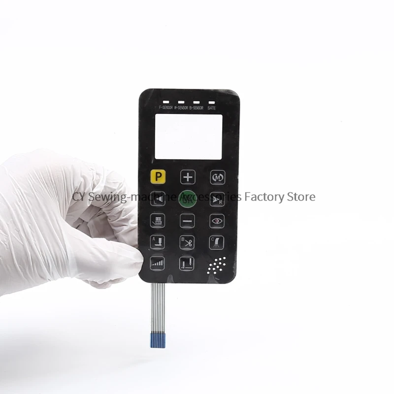 1 pçs novo painel de operação adesivo membrana filme teclado botão papel para maqi sunsir x5s overlock máquina costura industrial
