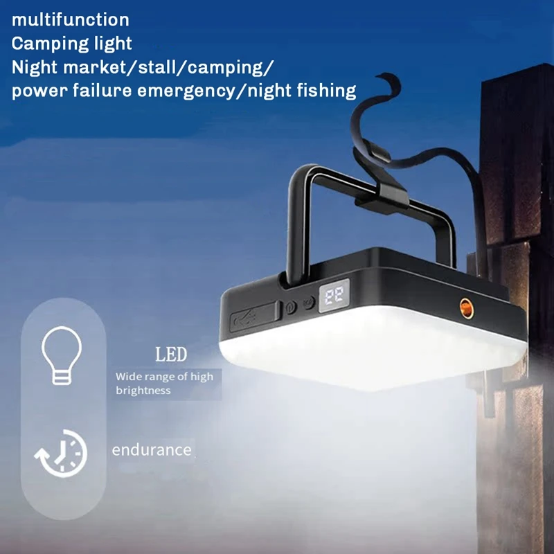 LED Camping Lantern Rechargeable 1000LM, 13500Mah Portable Waterproof Tent Light For Power Outages, Emergency, Hiking