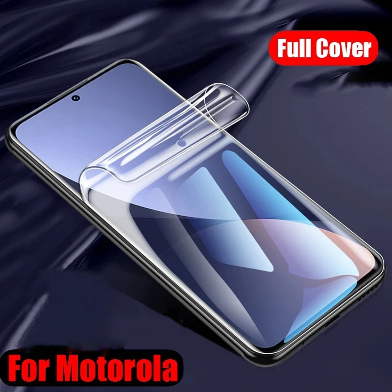 Protective Film For Motorola Moto G5S Plus G 5G Plus Fast Stylus Power Pro Pure 2022 2020 2021 Screen Protector Hydrogel Film