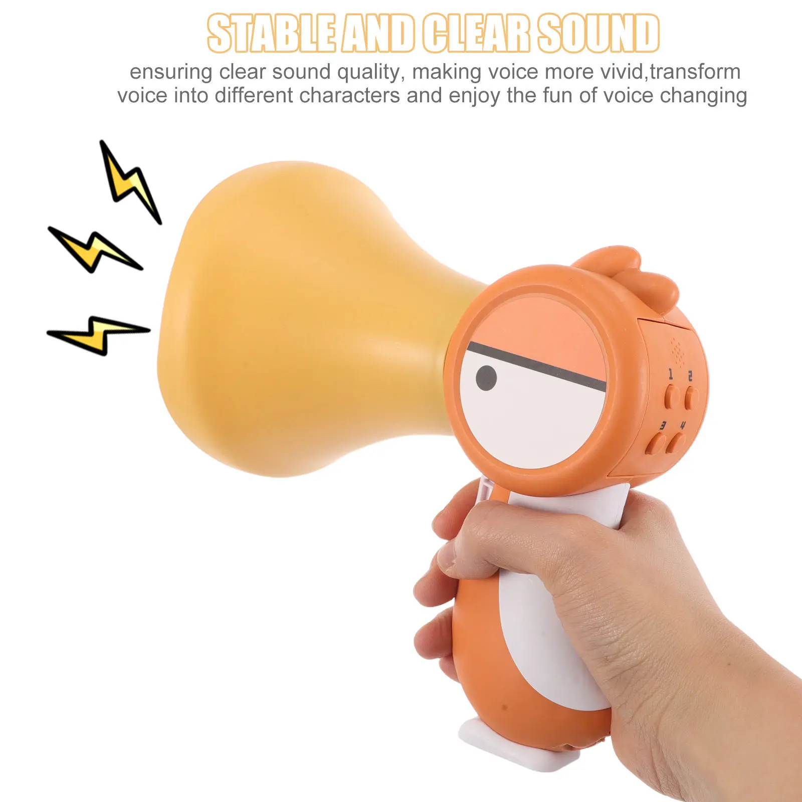 Kids Voice Changer Cartoon Bird Shaped Recorder No Battery Included for Prank Parties School Events Portable Sound Device