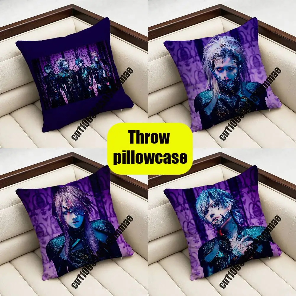 

For J-Jiluka D-DeViLs S-Sena R-Ricko Z-Zyean B-Boogie Throw Pillow Case Sham 40x40cm Square Car Pillowcase Pad Cushion Cover