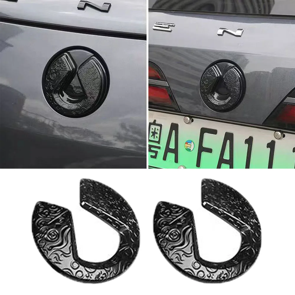 Fit For Denza N9 2025 2026 Xiangyun Coverage Blackened Car Logo Black Logo Bright Black Logo Personalized Front and Rear Logo