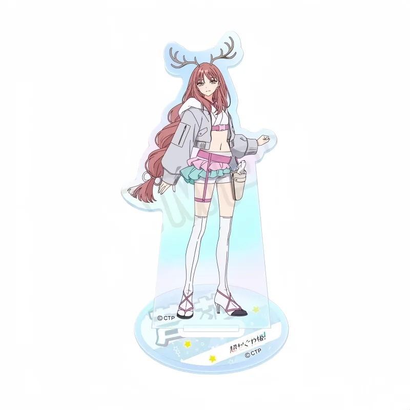 Anime Kaguya Acrylic Keychain & Stand - close-up view