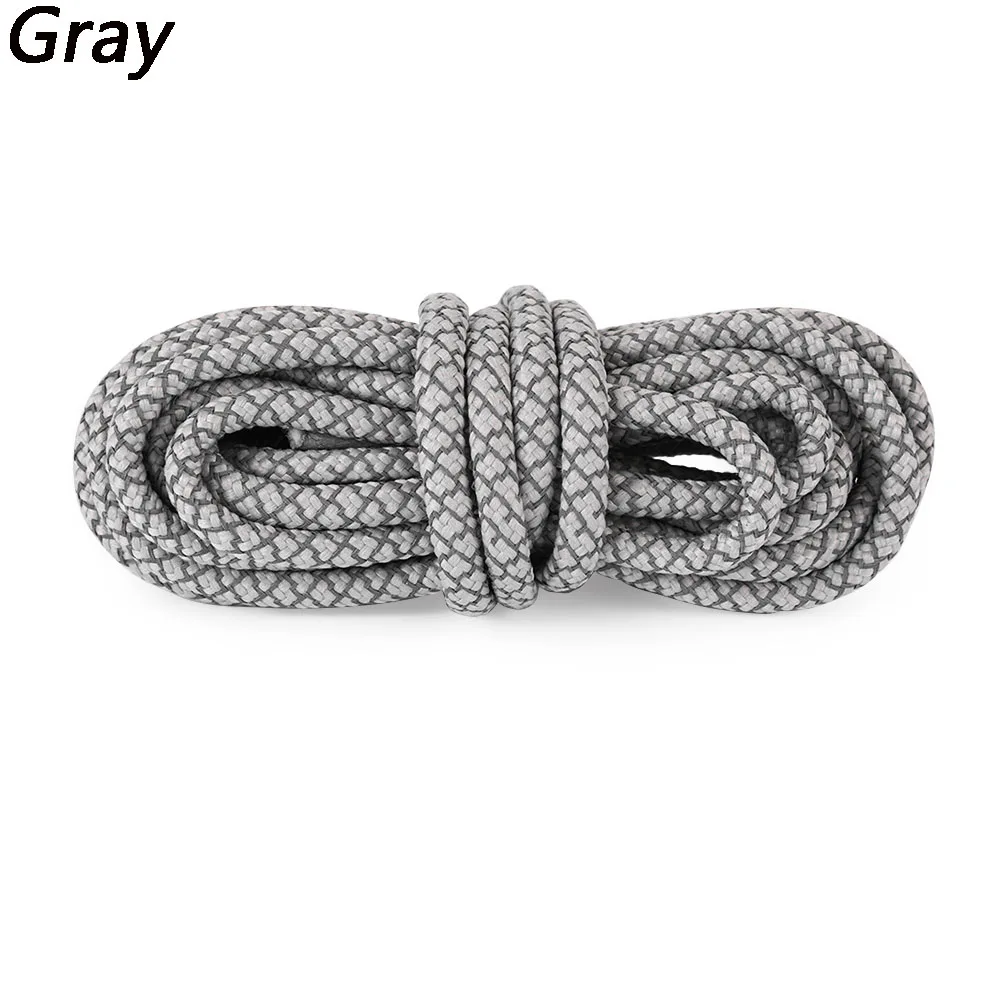 1Pair 120cm Polyester Fluorescent Round Shoe Rope Sneaker Shoestrings Sport Shoelaces Shoes Lace