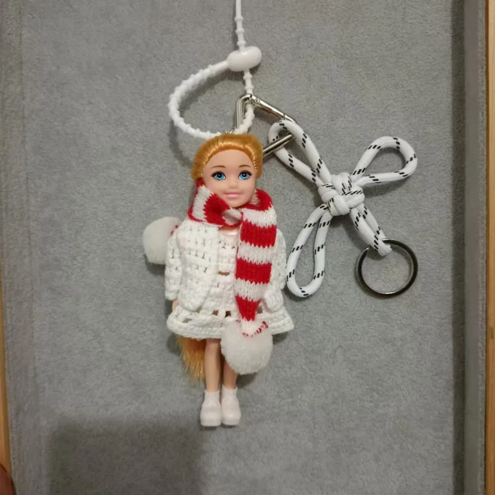 

New Cute Doll Pendant Hanging Ornament DIY Change Clothes Keychain Bag Decoration
