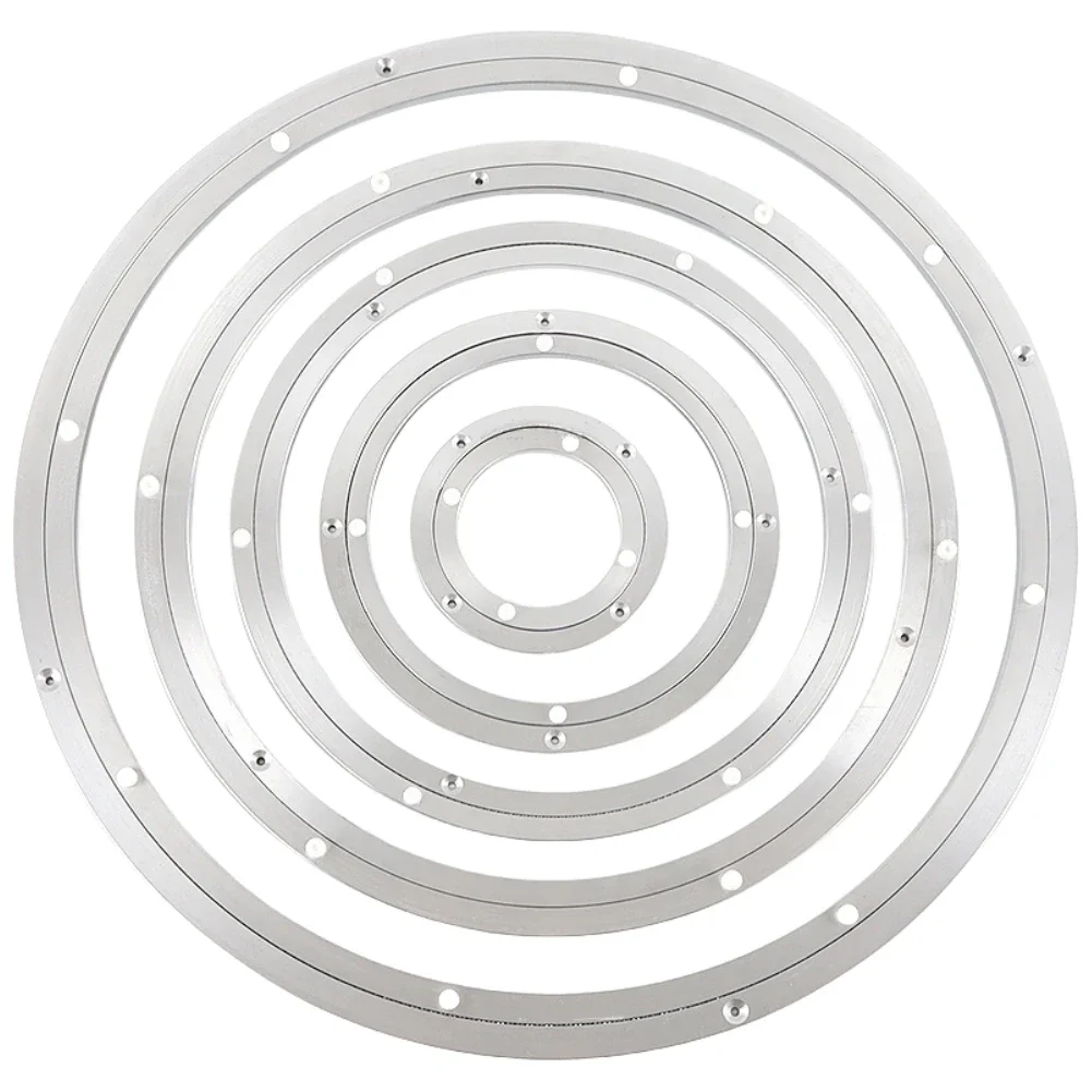 1pcs Heavy Duty Rotating Bearing Turntable Lazy Susan Base 12-39cm Round Rotating Bearing Plate Turntable Base Hardware