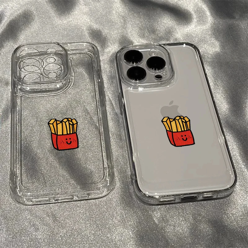 

Smiling Fried Egg Transparent Clear Soft Funda For iPhone 17 Pro Max Phone Case 17 14 15 16 Plus Pro X XS 16E 11 12 13 Pro Max