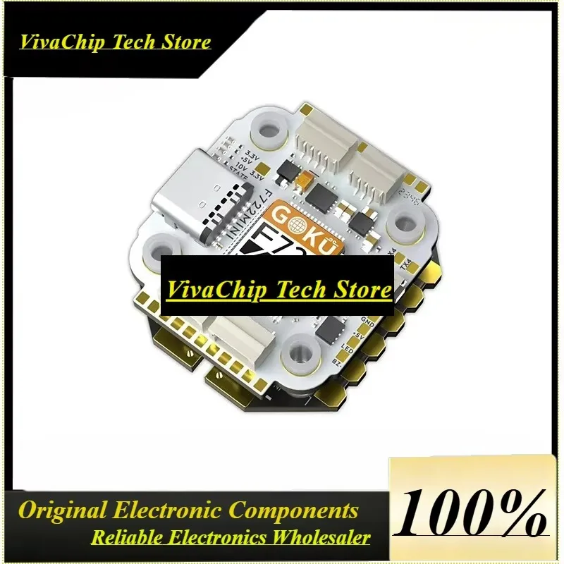 VivaCS1pcs GOKU F722 Pro Mini V2 45A 32Bit 128K 20X20 Stack Plug&Play O4 / O4 Pro（BL32）