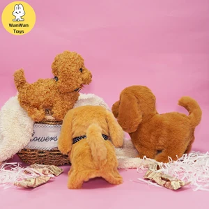 لعبة كهربائية WanWan-Plush للأطفال ، متعددة ، هدايا أعياد الميلاد ، يمكنها المشي ، القفز والنباح ، دمى أفضل 8 مبيعات قطيفة Pinscher - No7