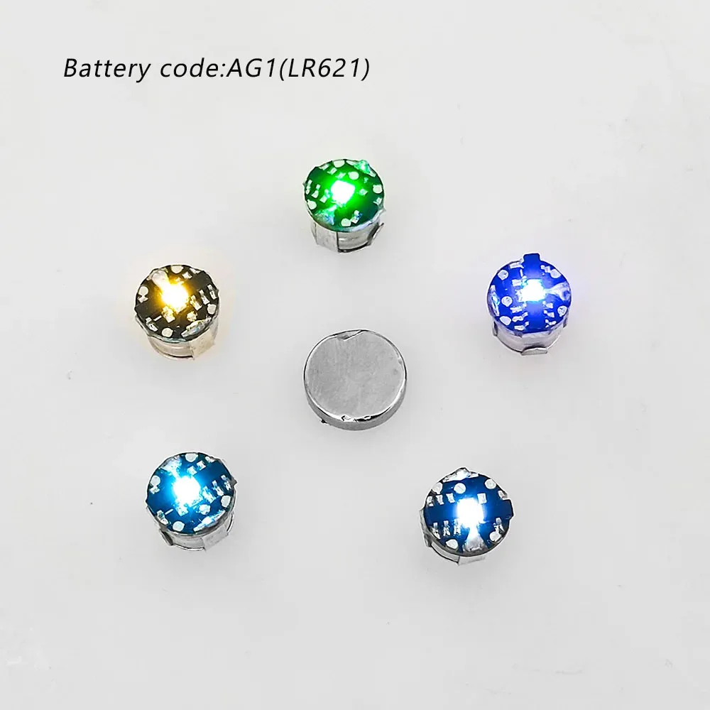 2pcs 자기 제어 Led 램프 무선 조명 모델 장난감 Diy 모델 만들기/자동차/집 장식/디오라마/로봇 wtih 배터리