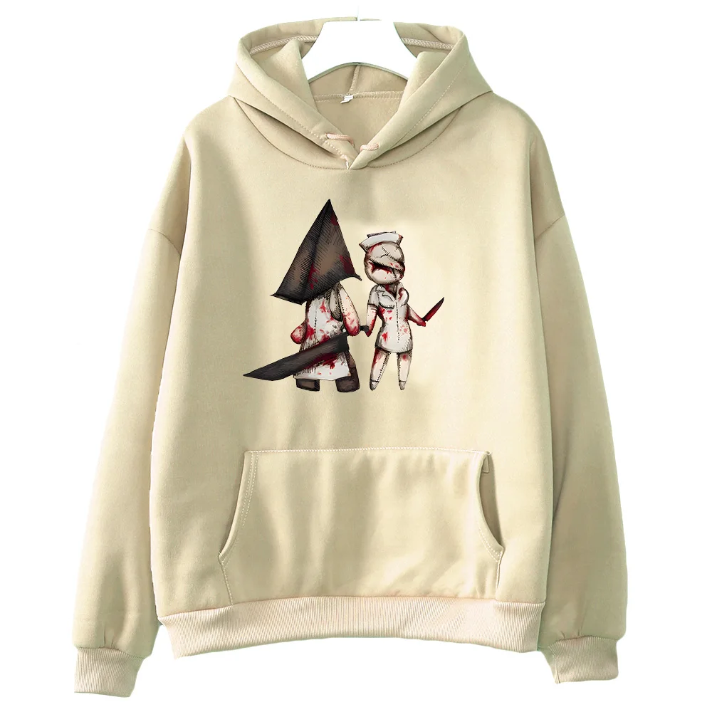 

Game Cartoon Hooded SILENTHILL2 With Hooded Fleece Comfortable Sweatshirt Unisex Harajuku Clothing Sudaderas Kawaii Cute Hoody
