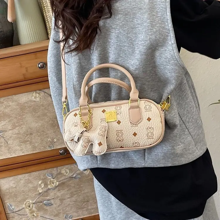 

2025 Summer 289 New No Pendant Fashion Versatile Handbag Shoulder Fashion Trend Casual Fashion Simple
