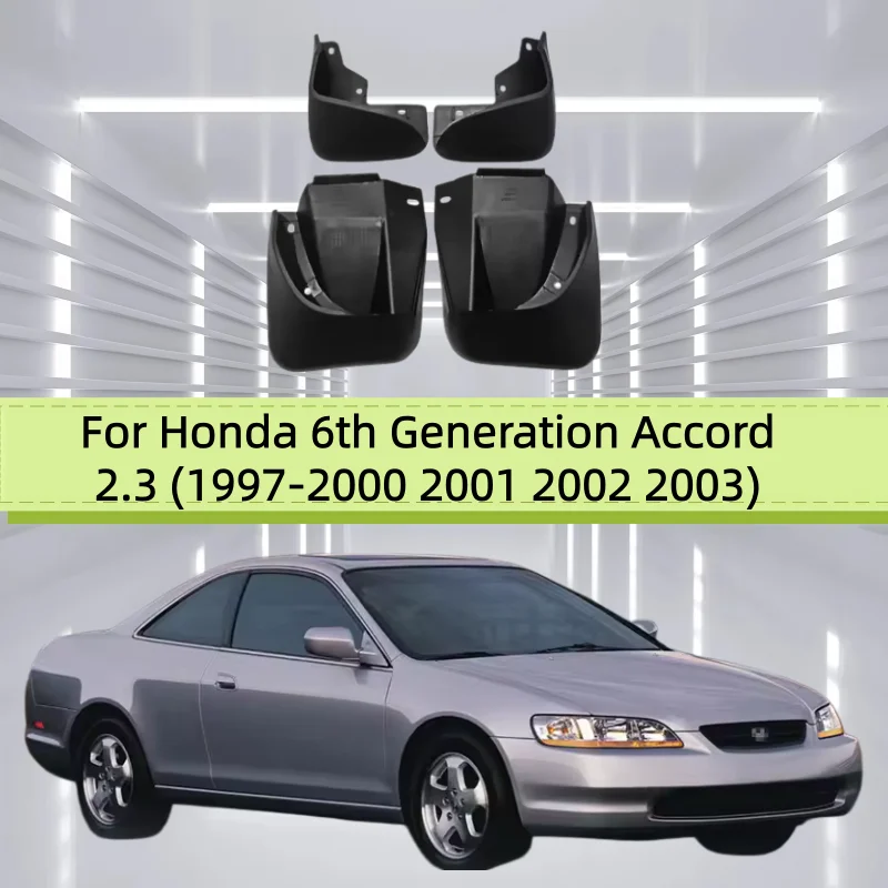 4PCS Mud flaps for Honda 6th Generation Accord 2.3 (1997-2000 2001 2002 2003)Cladding Splash Mud Flap Guards Mudflap Accessories