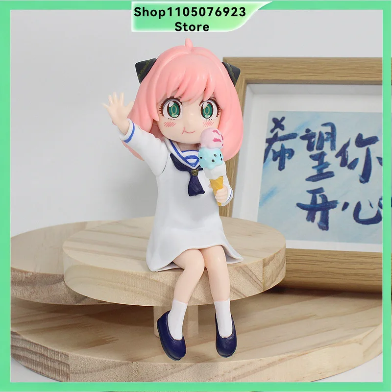 Ania Figur Sommerurlaub Instantnudeln gepresste Landschaft Spionage-Spielhaus Modell Animations-Zubehör Puppe Ornament Geschenk Frau