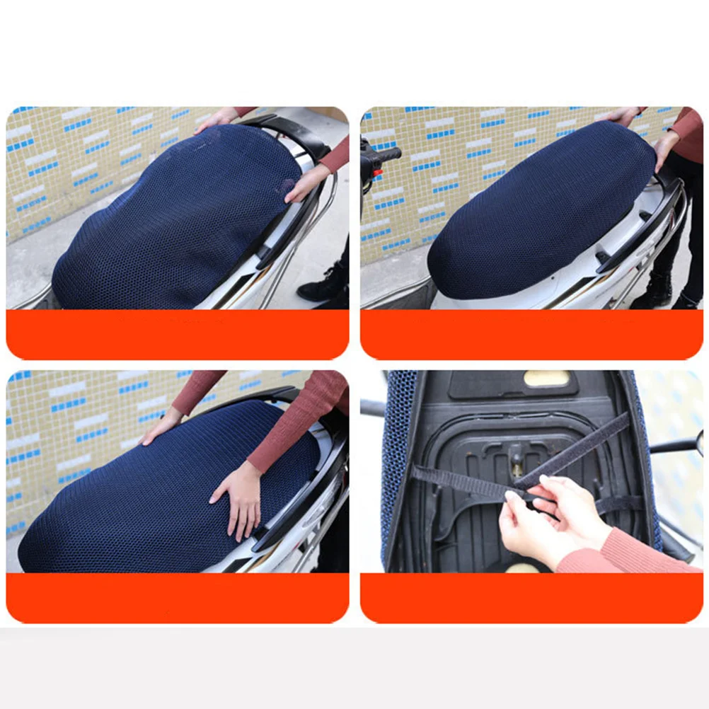 

Размер Xxl, синий солнцезащитный чехол для мотоцикла, эластичная теплоизоляционная подушка, водонепроницаемая, противоскользящая, дышащая, крутая, защитная