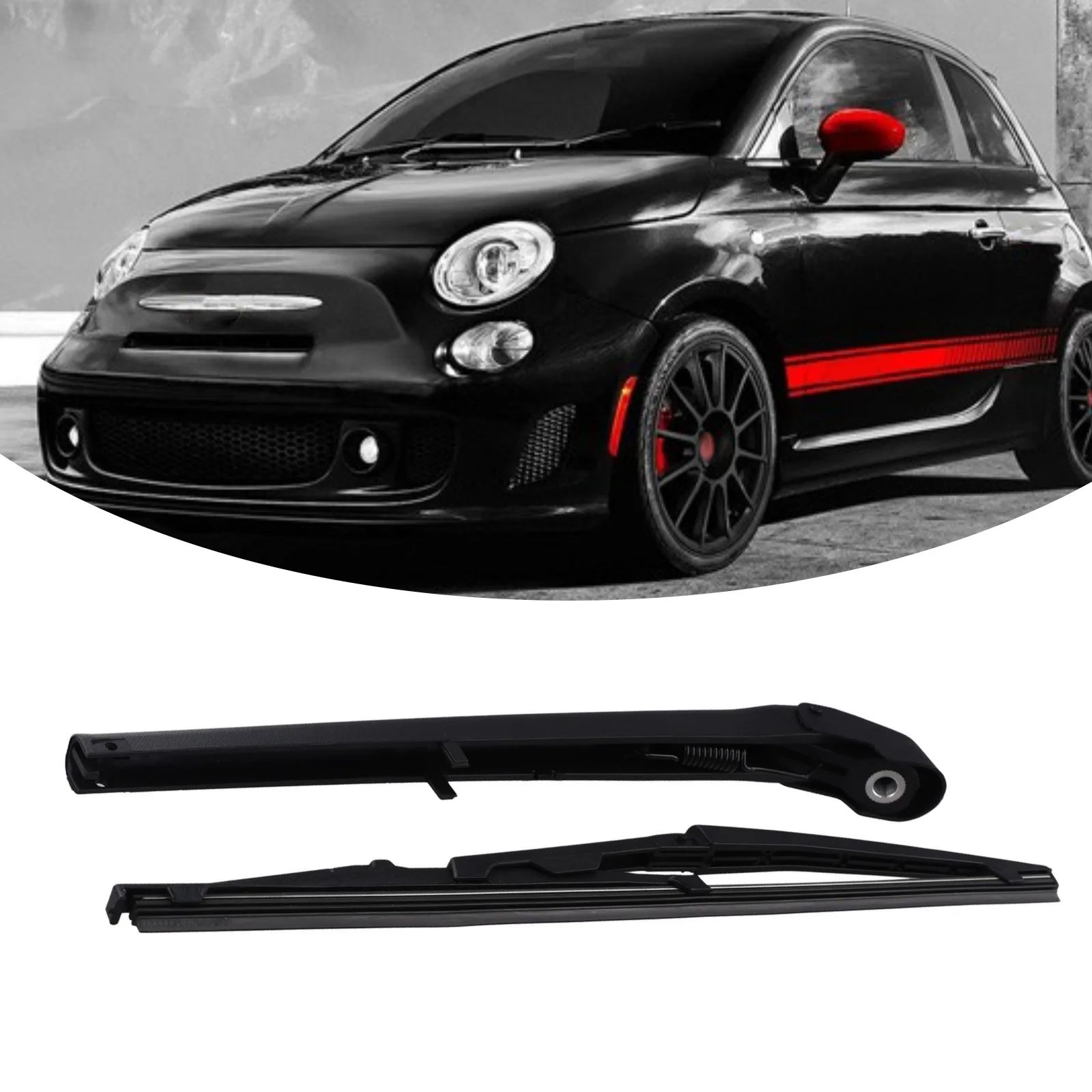 

Rear Windshield Wiper for Fiat Panda Mk2 Hatchback 2003 2012 33 cm Blade for Optimal Visibility and Performance