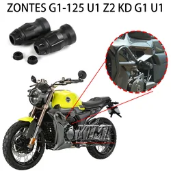 Motorcycle Bumper Anti-Drop Guard Rod Protective Glue For ZONTES ZT G1-125 U1-125 Z2-125 U1-155 U1-150 KD150-G1-U1