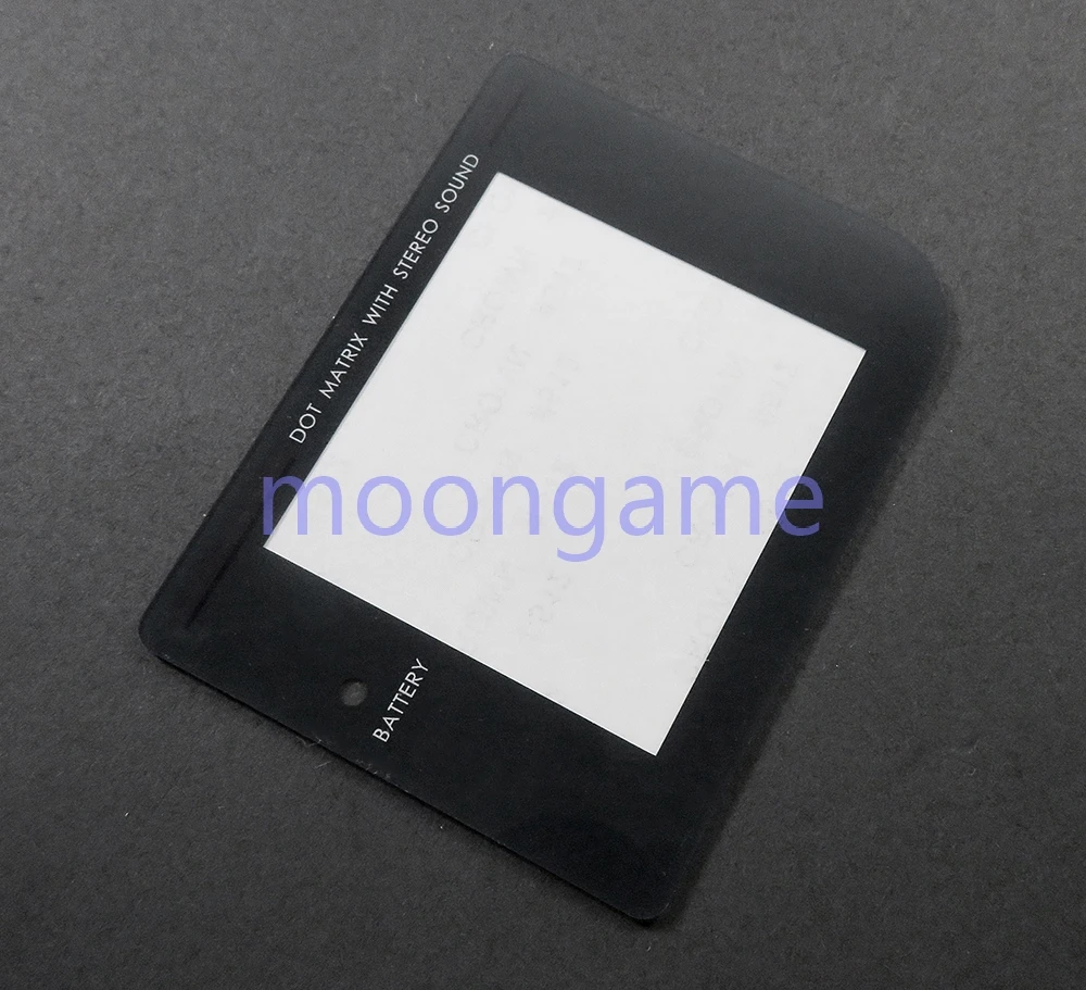 قطعة واحدة من غطاء عدسة الشاشة البديلة لجهاز نينتندو جيم بوي GB عرض لون المرآة البلاستيكية