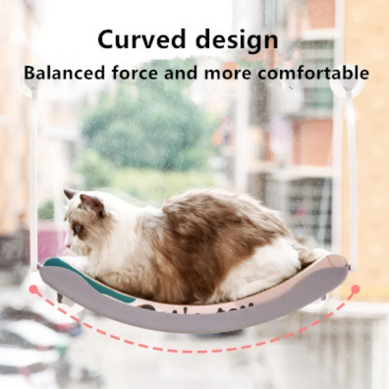 Cat Window Hammock Bed Kitten Sunny Seat Hanging Mount Beds Cat Sofa playing double-decker tunnels Suction Cup Wall Pet Hanging