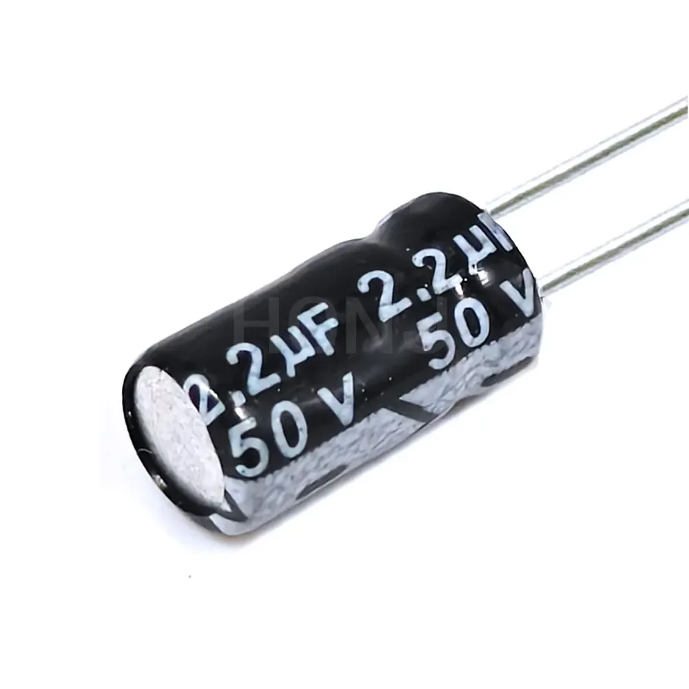 

20 штук ​ ​ ​ ​ Алюминиевый электролитический конденсатор 2.2uF 50V 2.2MFD 50Вольт 4*7мм радиальный ±20% ​ ​