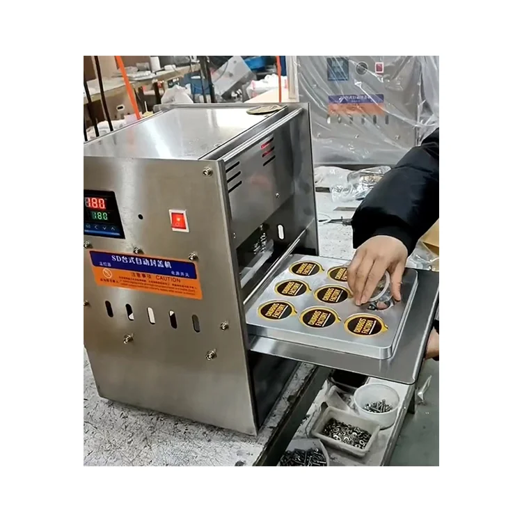 

Полуавтоматическая машина для запечатывания чашек по индивидуальному заказу