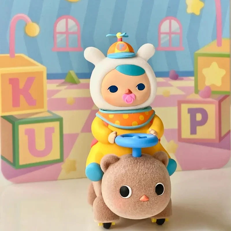 Kawaii Limited Edition Happy Baby Series Pucky Action Figure Toys PVC Pucky 100% Figurka Prezenty dla Dzieci Urocza Lalka Pucky Figure