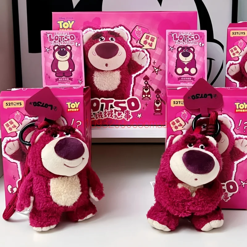 Hot 52toys Disney Lotso Fluffy Feelings Series Blind Box Plush Pendant Doll Cute Anime Figure Room Ornament Collectible Toy Gift view 6
