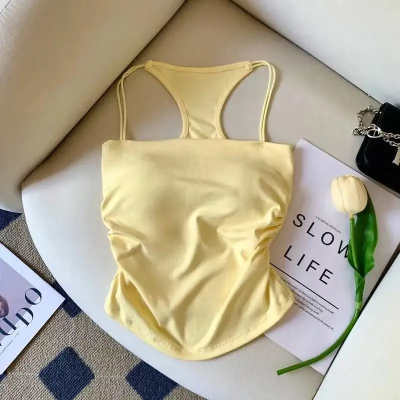 

Women's Pilates Tank Top Push-Up Sports Bra Hollow Breathable Fitness Bras Gym Yoga Vest Sexy Running Tops Sportswear