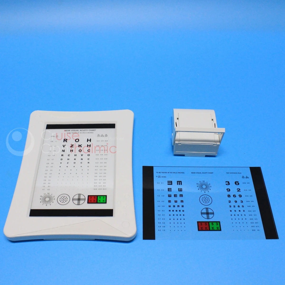 Optometry LED light Near Vision Chart AC/DC 30cm Distance Tester NV110 Flip Stand E and Letter Vision AC/DC far vision eye test