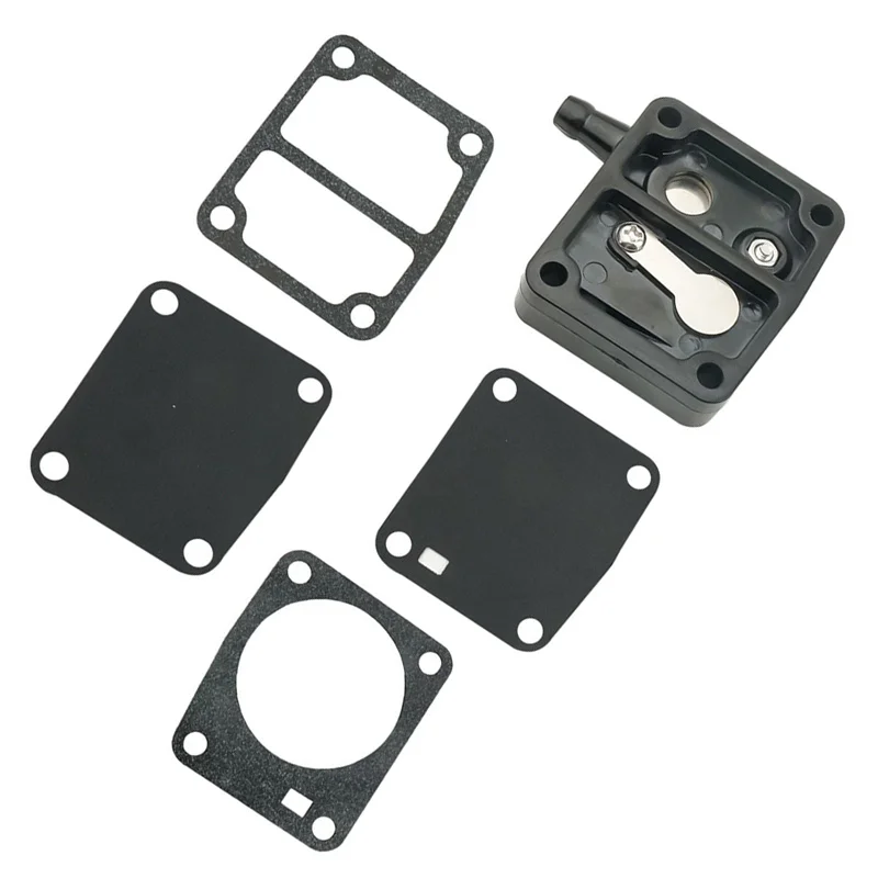 Carburetor Fuel Pump Gasket Kit Fit for Yamaha Outboard 2T 6HP 8HP 9.9HP 15HP 6G1-24412 6G1-24432 6G1-24471 6G1-24411 6G1-24431