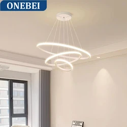 Modern Chandelier Lustre For Living Room Dining Room Kitchen Round Hanging Chandelier Light Fixtures Indoor Ceiling Lighting