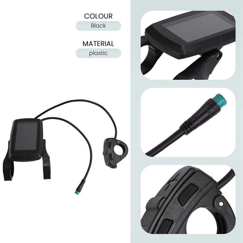 80C LCD Meter Intelligent Control Panel Display Speed Control Panel Bike Instrument Bike Controller