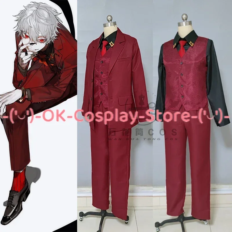 Kuzuha Cosplay Costume Vtuber Clothing Fancy Party Formal Suit Anime Clothing Halloween Carnival Uniforms Custom Made