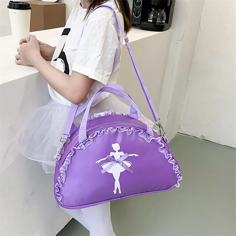 Sacos De Dança De Ballet Bolsa De Renda Saco Princesa Impermeável Mulheres Meninas Adorável Meninas De Dança Do Ballet Mochila Saco De Ballet Bolsa