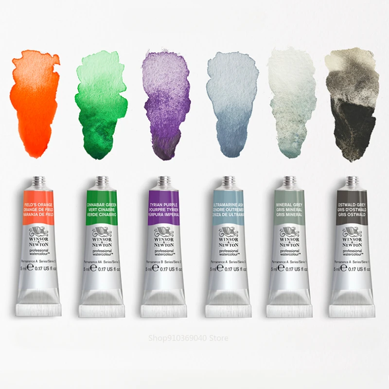 Winsor & Newton Artist-grade Replica 8-color Watercolor Paint 5ML Original Tube Professional-grade Artist Painting Art Supplies