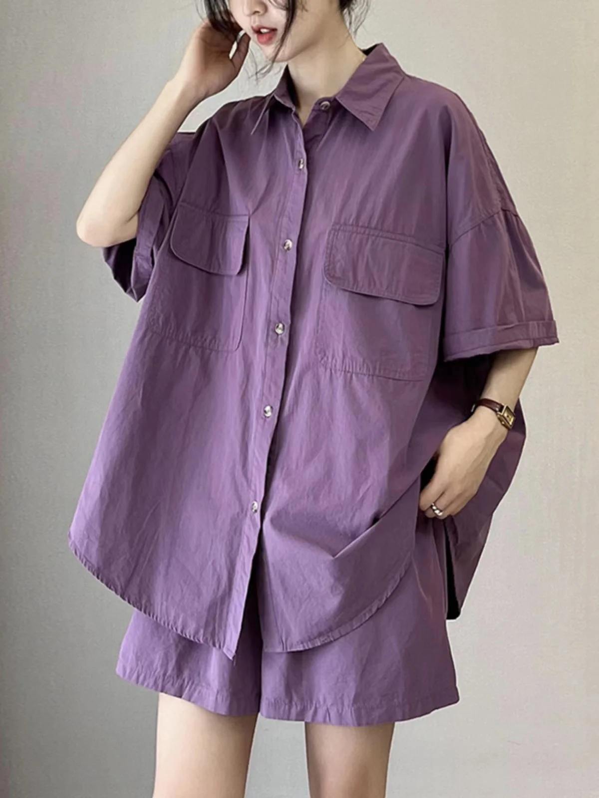 

Высококачественный художественный повседневный свободный комплект из двух предметов, модный хлопковый летний наряд, коврик Sle