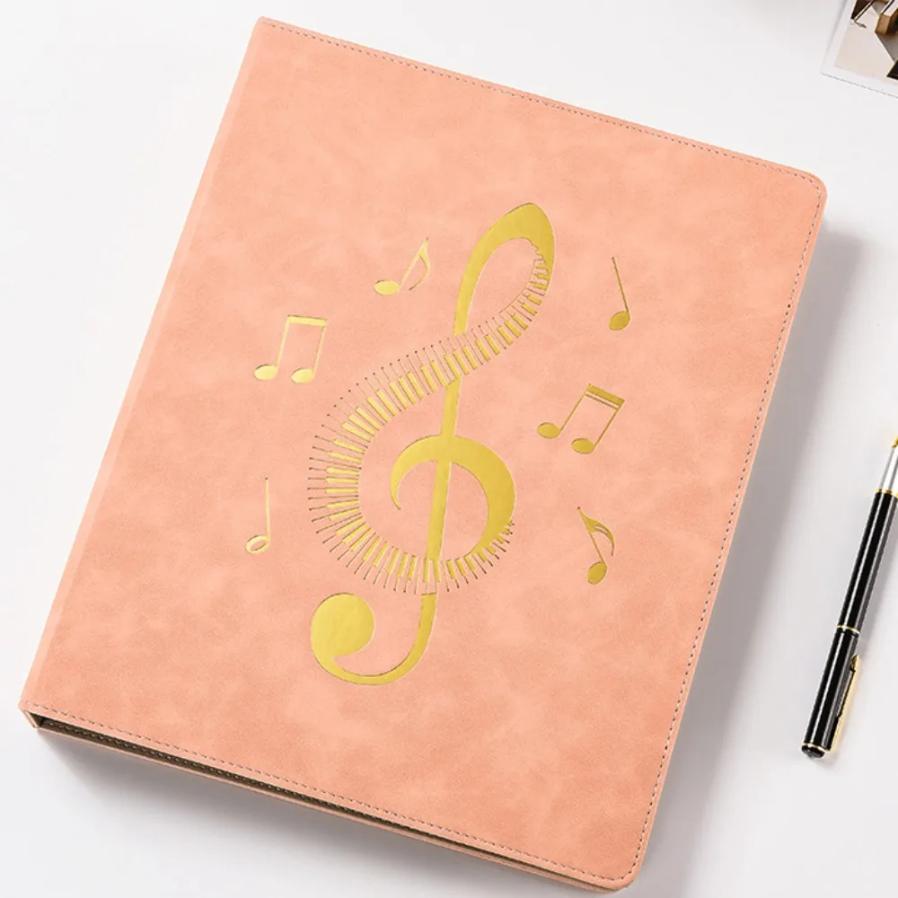 

Flexible Loose Leaf Music Score Folder Detachable Writable Piano Music Sheet File Folder 20 Pages Fits Letter Size