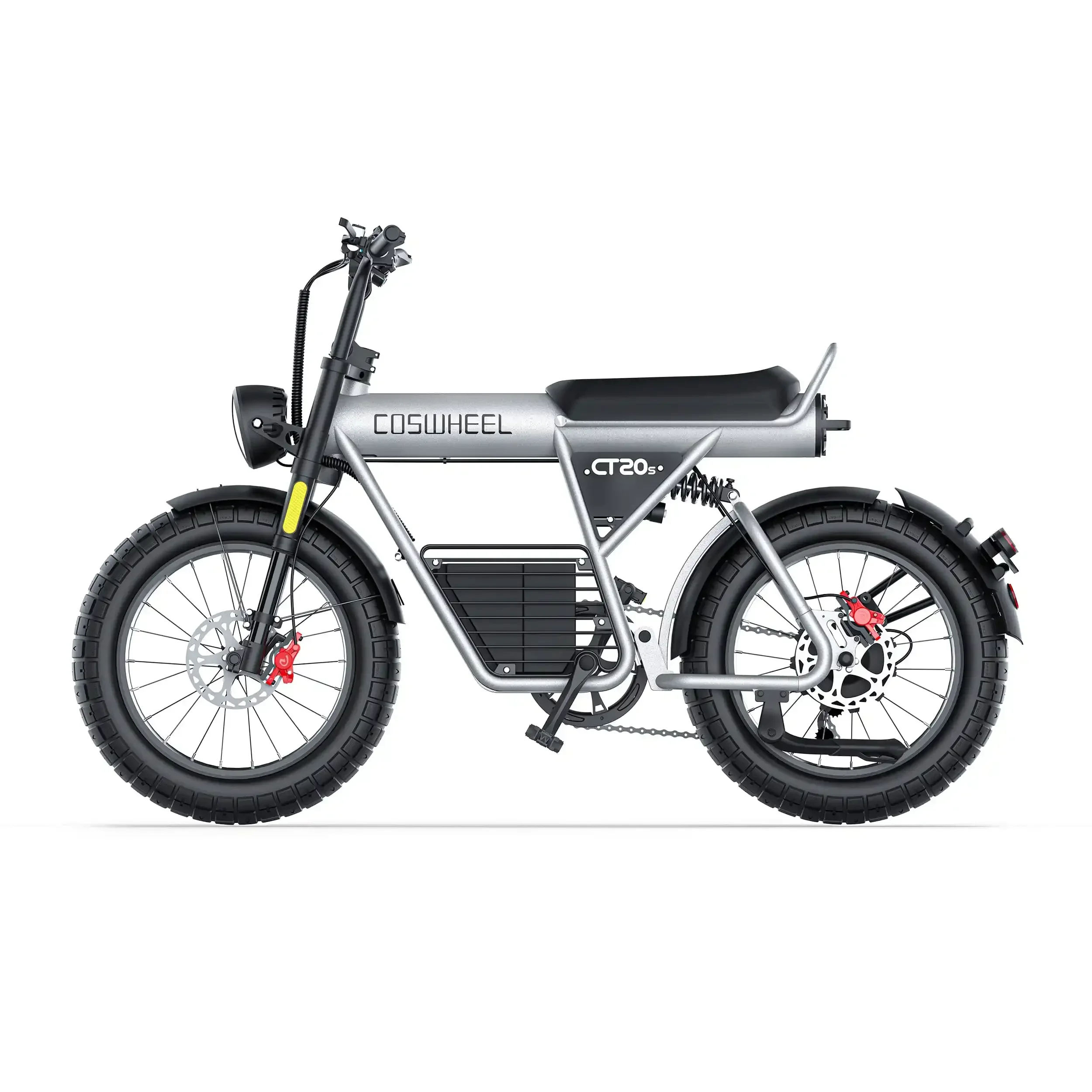 

COSWHEEL CT20S электронный горный велосипед для взрослых 60 В 27,5 Ач аккумулятор двойные гидравлические дисковые тормоза 20 "* 5,0 толстые шины внедорожный электронный велосипед