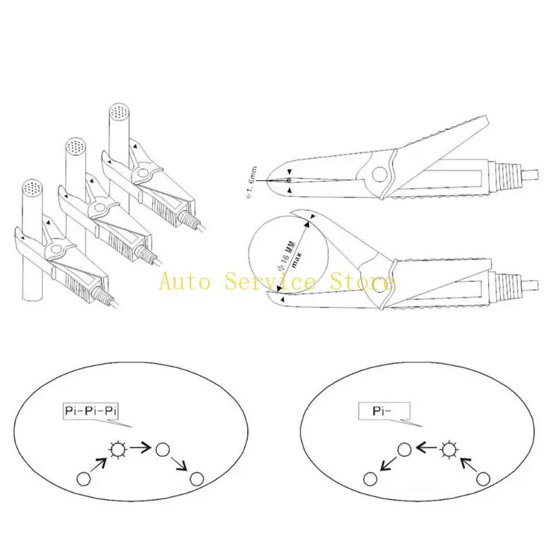 462A Portable Lightweight Phase Rotation Detector Fixation For Automotive Bike Motorcycle Low Applications
